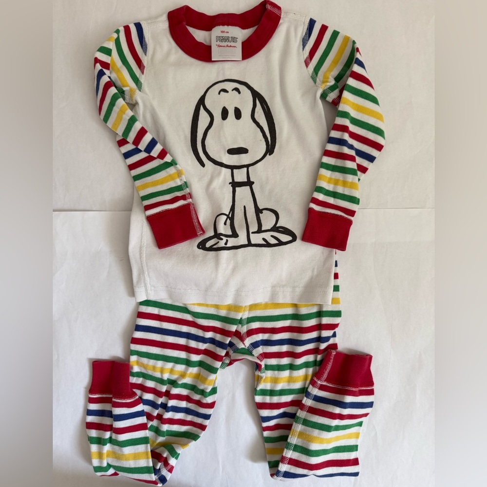 Hanna Andersson Multicolor Striped Kids Pajama Set